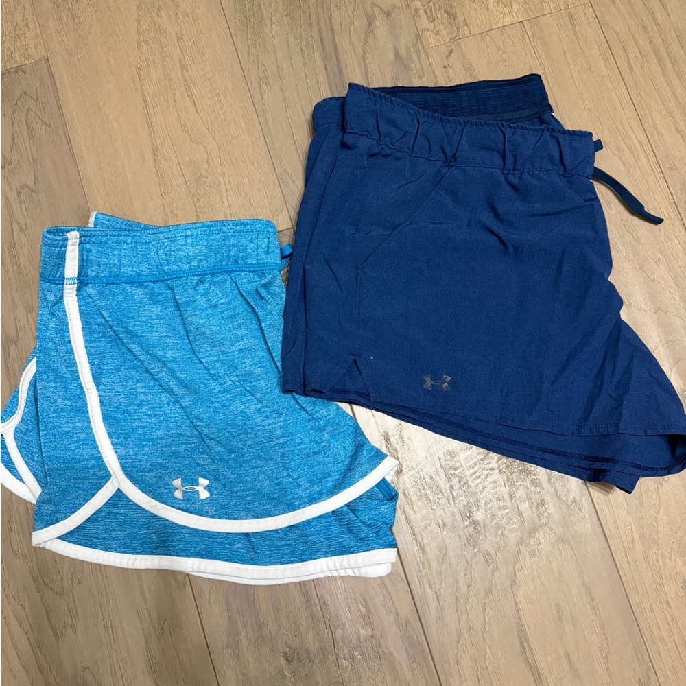 Under Armour Light Blue and Dark Blue Shorts Set